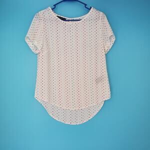 Simply Styled Blouse Size Small Short Sleeve